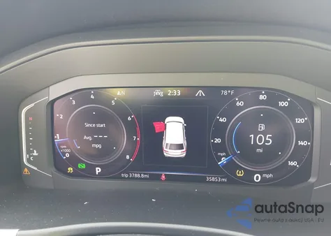 2022 Volkswagen Atlas 2.0T Se W/Technology from USA, damaged, VIN 1V2HP2CAXNC554746